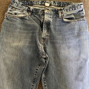 Eddie Bauer Jeans Men's 35x34 Light Wash Relaxed Fit Jeans